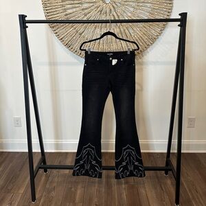PRINCESS COWGIRL FLARE DENIM PANTS ONLY